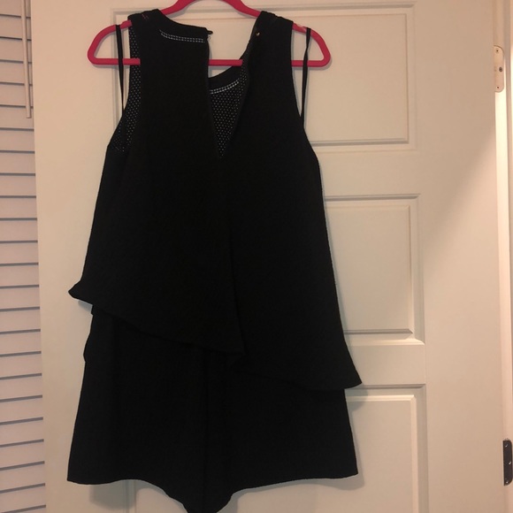 Anthropologie Elevenses Black Romper - Picture 4 of 4